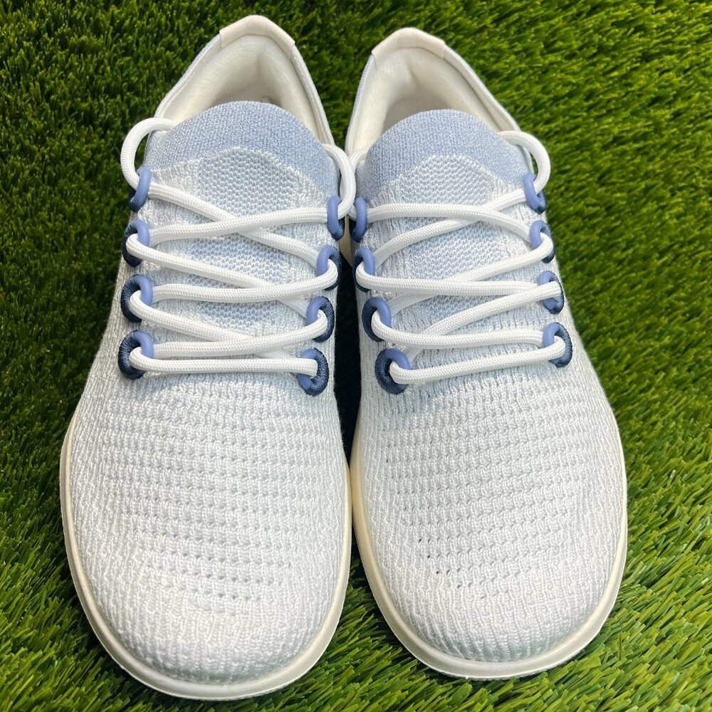 allbirds Men's Light Blue and White Tree Runners Sneakers - Picture 5 of 11
